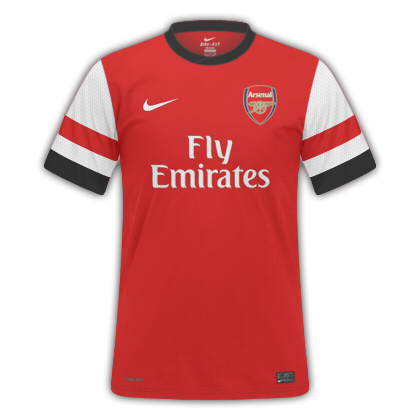 Arsenal Home 12/13 Pré-venda